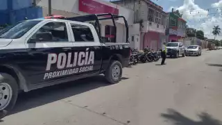 La motocicleta se encontraba en el estacionamiento de la corporación