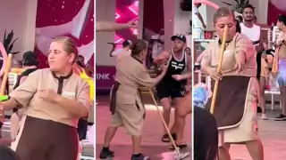 Su ritmo y felicidad desencadenaron un contagioso ambiente de celebración