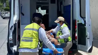 El hombre huyó de su agresor durante la riña familiar