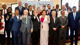 La titular de Relaciones Exteriores, Alicia Bárcena, participó en la VIII Cumbre de Jefas y Jefes de Estado y de Gobierno de la CELAC