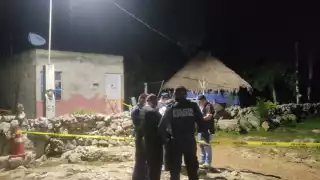 Autoridades acordonaron el área para proceder con el levantamiento del cuerpo