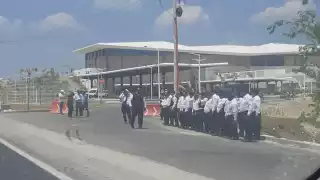 Policías disidentes de Campeche se han manifestado desde el 16 de marzo