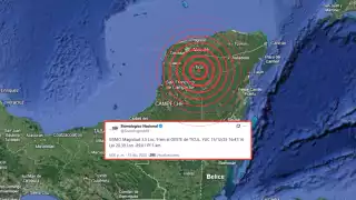 Nuevo sismo en Yucatán: Reportan temblor de magnitud 3.5 al oeste de Ticul