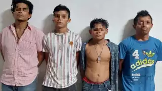 Los hombres fueron detenidos y trasladados a la cárcel municipal de Tizimín