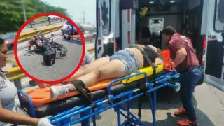 El conductor de la otra motocicleta fue presentado ante el ministerio público para el deslinde de responsabilidades