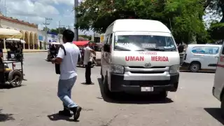 El chofer de la ruta Umán-Mérida bajó a la mujer, quien tosía dentro de la combi, pese a que portaba cubrebocas