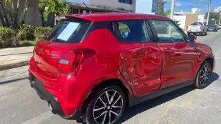 No hubo personas lesionadas en el accidente vial