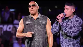 Santa Fe asistió a la premier de la película este lunes. Foto: Especial