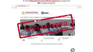 El SAT advirtió a los contribuyentes de sitios falsos