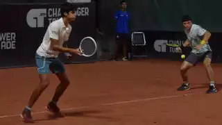 Rodrigo Pacheco Méndez y Gerard Campana Lee no pudieron seguir en pie dentro del torneo