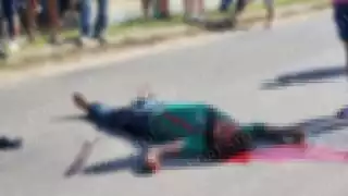 El cadáver fue llevado al servicio médico forense en donde permanece en calidad de desconocido