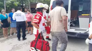 El motociclista resultó con un brazo lesionado