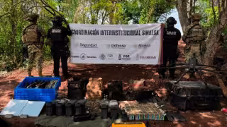 Aseguran 172 explosivos y desmantelan laboratorio de droga sintética en Sinaloa
