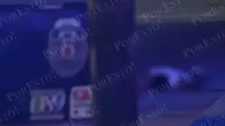 El cuerpo quedó tirado boca abajo en el pavimento