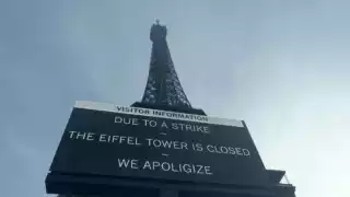 La Torre Eiffel cerró sus puertas a los  visitantes por una huelga de trabajadores