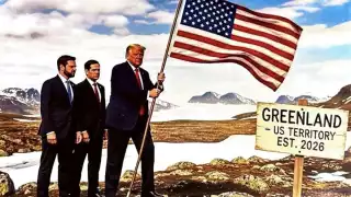 Presidente Trump publica imagen sobre Groenlandia y reaviva tensión internacional por su interés en el territorio
