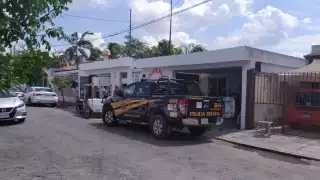 Al lugar llegaron elementos de la SSP y de la FGE Yucatán