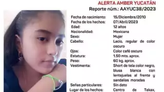 Fátima Guadalupe Novelo Poot, de 12 años, desapareció durante la madrugada de este viernes