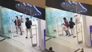 Asaltan plaza comercial de Cuautitlán Izcalli, saquean tienda de celulares