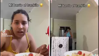 La joven vivió momentos de terror junto a su hija