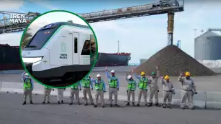 El barco es el primer en su tipo que llega al Puerto de Progreso con material para construcción