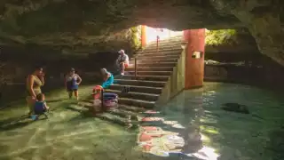 Este cenote se encuentra a casi una hora de Mérida