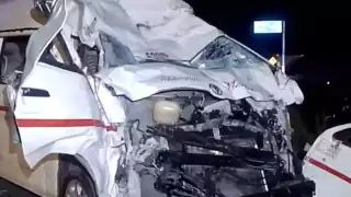 El accidente ocurrió cerca de las obras del Tren Maya en Teya