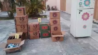 Los cateos se derivaron de denuncias anónimas en las que reportaron la venta ilícita de alcohol