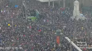 Ciudadanos serbios acusan fraude electoral en los comicios del 17 de diciembre y piden que se repitan las elecciones en 6 meses