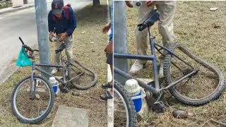 Motociclista sin placas atropella a adulto mayor en bicicleta y huye en Champotón