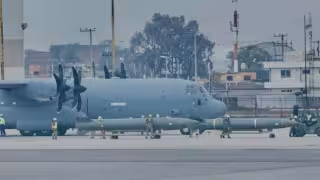 Gabinete de Seguridad explica la presencia del avión Hércules C-130 en Toluca