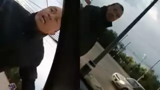 Presunto elemento de la policía que buscaba extorsionar a la pareja