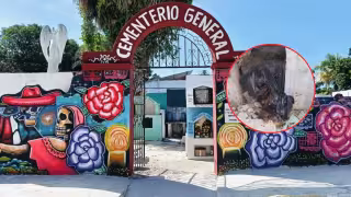 Abandonan restos humanos en una bolsa en cementerio de Sihochac; advierten posibles acciones legales