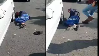 Vecinos de la Cuauhtémoc linchan a delincuente por asaltar a una joven: VIDEO