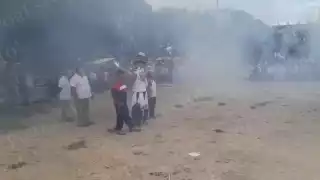 Nunkiní revive tradición de 200 años: Queman al Caballero de Fuego y a La Mestiza en honor a San Diego de Alcalá