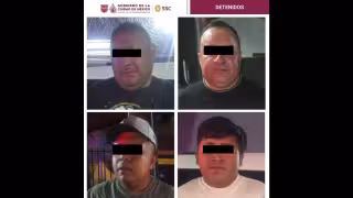 SSC detiene a 4 presuntos asaltantes en CDMX: estarían ligados a robos en Cuajimalpa