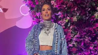 Galilea Montijo acudió a un evento de Pandora la noche del jueves. Foto: Especial