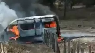 Al parecer la camioneta estuvo involucrada en un accidente ese mismo día en el cual se dio a la fuga