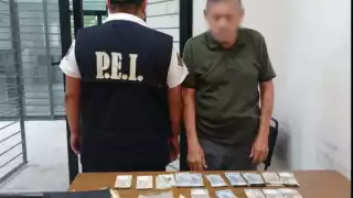 Tendrá una feliz Navidad: en Motul abuelito recupera bulto con más de 100 mil pesos gracias a la intervención de la SSP