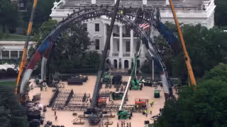 Casa Blanca construye estadio temporal para pelea de UFC por cumpleaños 80 de Donald Trump