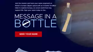 El mensaje en la botella podrá ser firmado por quien quiera. Foto: Especial