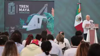 El Presidente de la República Andrés Manuel López Orador, inauguró este 15 de diciembre el primer tramo del Tren Maya que va de Campeche a Cancún