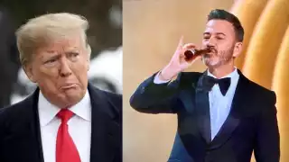 Así fue la reacción de Jimmy Kimmel contra Donald Trump