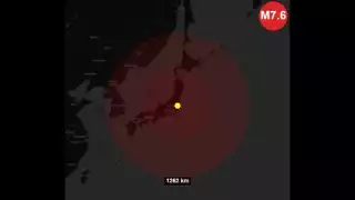 Terremoto de 7.6 sacude el norte de Japón y activa alerta de tsunami de hasta 3 metros: más de 13 mil personas evacuadas