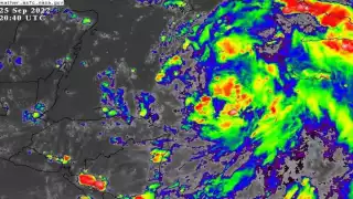 Así llega Ian a las costas de Yucatán; será considerado un Huracán mayor