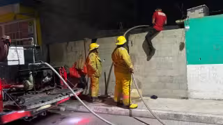 Movilización por incendio de colchón en la colonia Francisco I. Madero