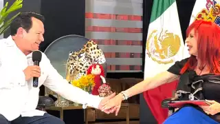 Joaquín Díaz Mena se reunió igual con el delegado del Programa del Bienestar en Campeche