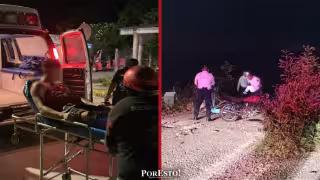 Dos motociclistas lesionados en accidentes distintos en Hopelchén