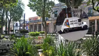 El camión miniatura se usa en festejo como el del Día del Niño