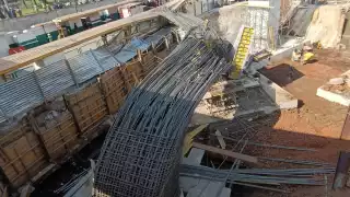 Colapsa estructura del CETRAM Santa Martha en Iztapalapa; hay heridos